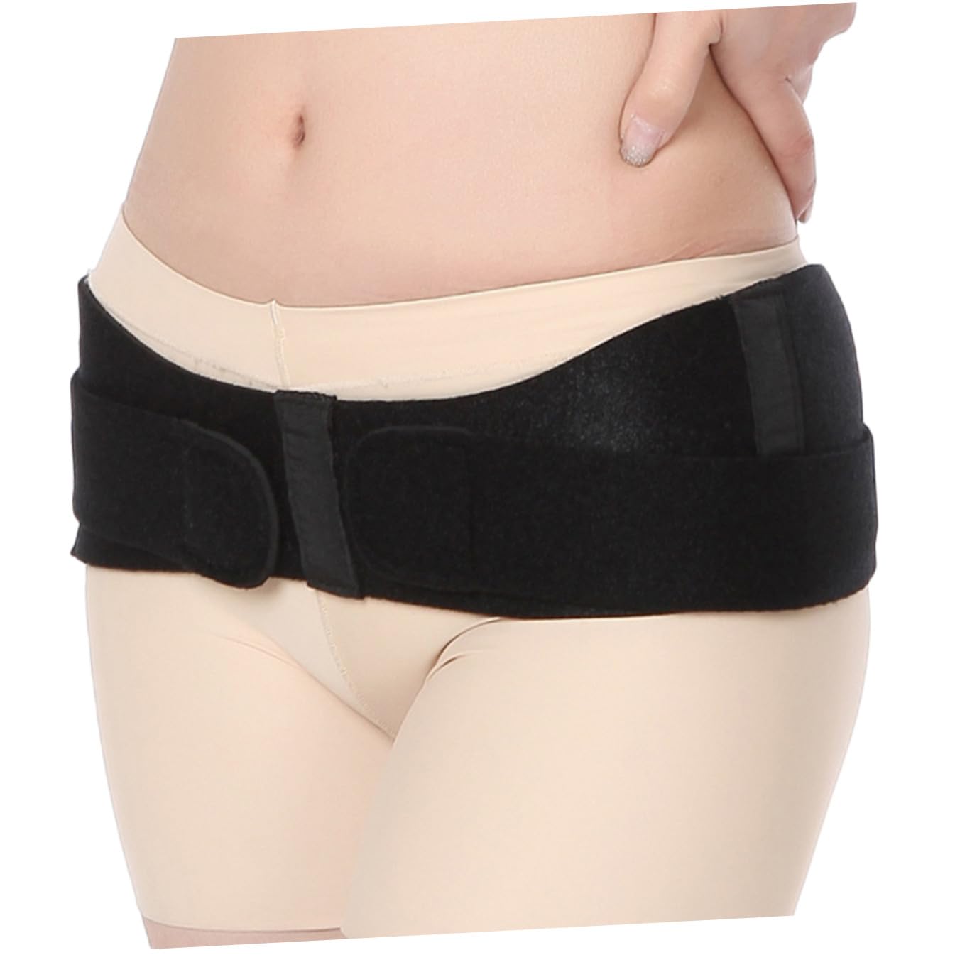 Ipetboom Belly Belt Maternity Brace Postpartum Belt Pregnancy Support Postnatal After Pregnancy Brace for Rib Maternity Belly Bands Black