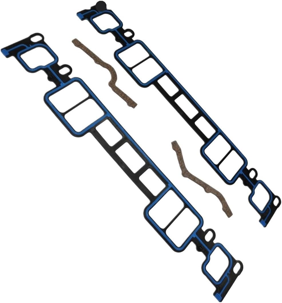 2 Pcs Intake Manifold Gasket Set Compatible with 5.0 5.7 L V8 807473A1 3857662 18-0488