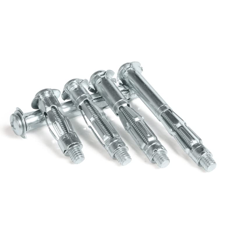 Spreizdübel, 1 Stück, selbstschneidende Schrauben, Hohlraumdübel-Set, Gipskartonplatten, Trockenbau, Hohlraumdübel, Dübel für Trockenbau-Spreizdübel, Gipskartonlöcher (M4 x 20 mm) (M4 x 60 mm)