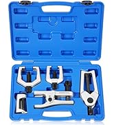 DAYUAN 5pcs Professional Front End Service Tool Kit Blue, Pitman Arm Puller, Ball Joint Separator...