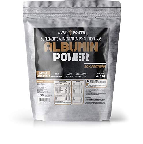 Albumin Power + Comp. B - Pouch - Sabor Chocolate, Apisnutri
