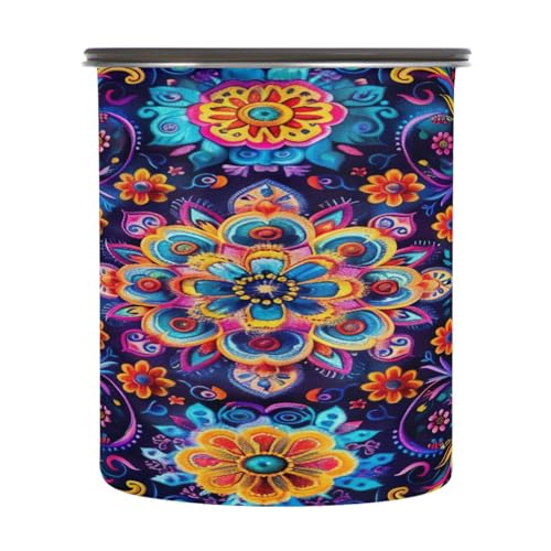 Contenedor de café al vacío Qilmy 500 ml acero inoxidable miniatura 2
