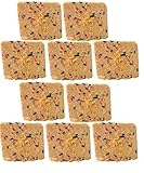 Picture of ST. ALBANS BAY SUET PLUS Suet Cake Variety Packs | 10 Berry Suet Cakes for Wild Birds 11 Oz. Each | (Berry, 10 Pack)