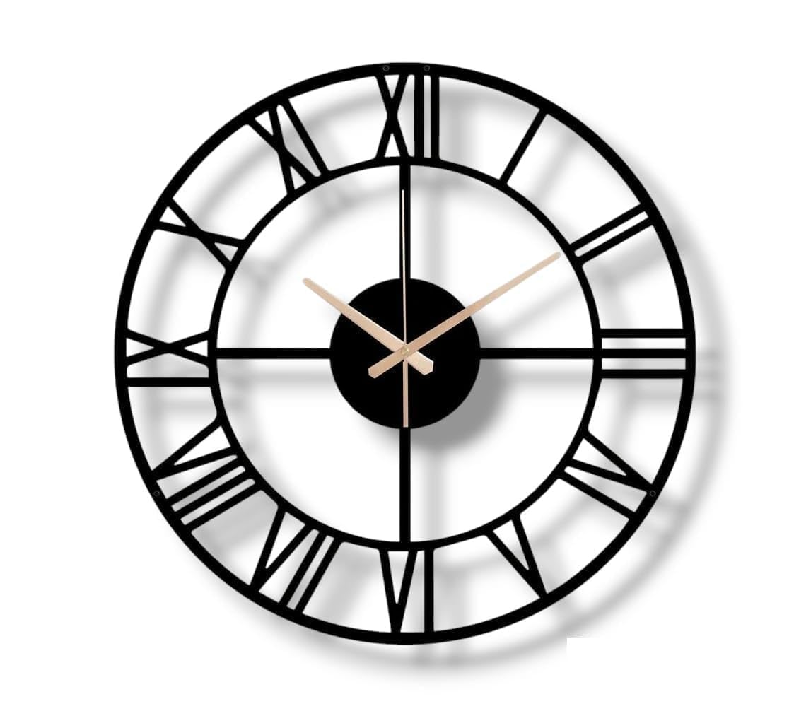 Designer Metal Wall Clock - Antique Style -14 Designer Metal Wall Clock - Antique Style -14