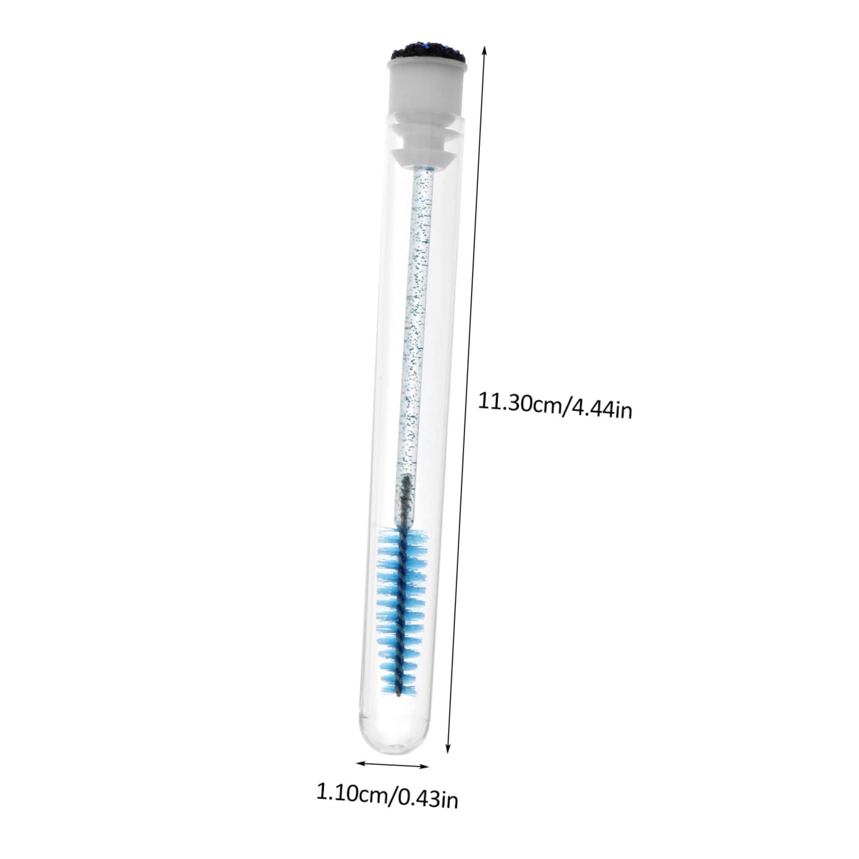 HAPINARY Mascara Brushes Tubes Set 10pcs Eyelash Extensions Brush Lash Brow Comb Tape Eyelash Extension Lash Brush for Mascar