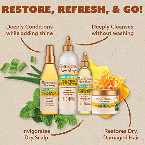 Creme Of Nature Scalp Cleanising Treatment, Scalp Refresh, Braid Wash, Hair Cleanser 8 Oz #TOP6