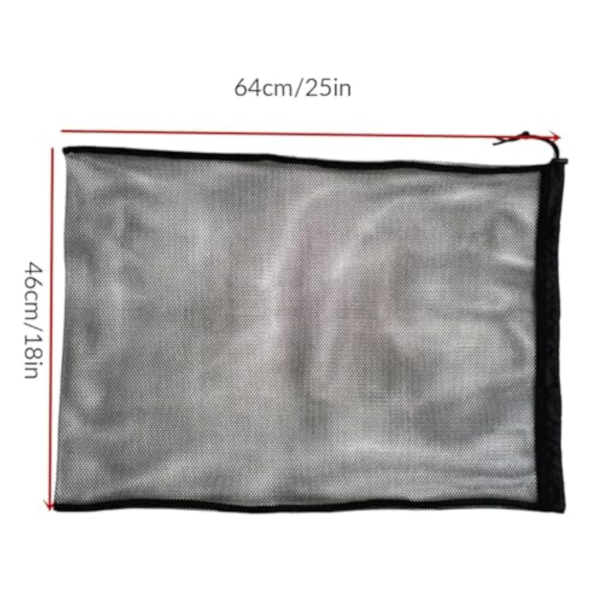 2 Pieces Mesh Drawstring Bag for Scuba Diving Gear