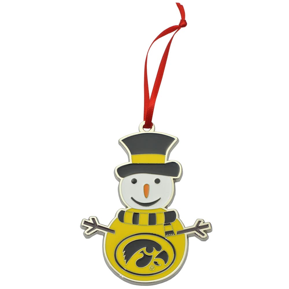 Décoration de Noël Iowa Hawkeyes en métal, le cadeau idéal pour supporters