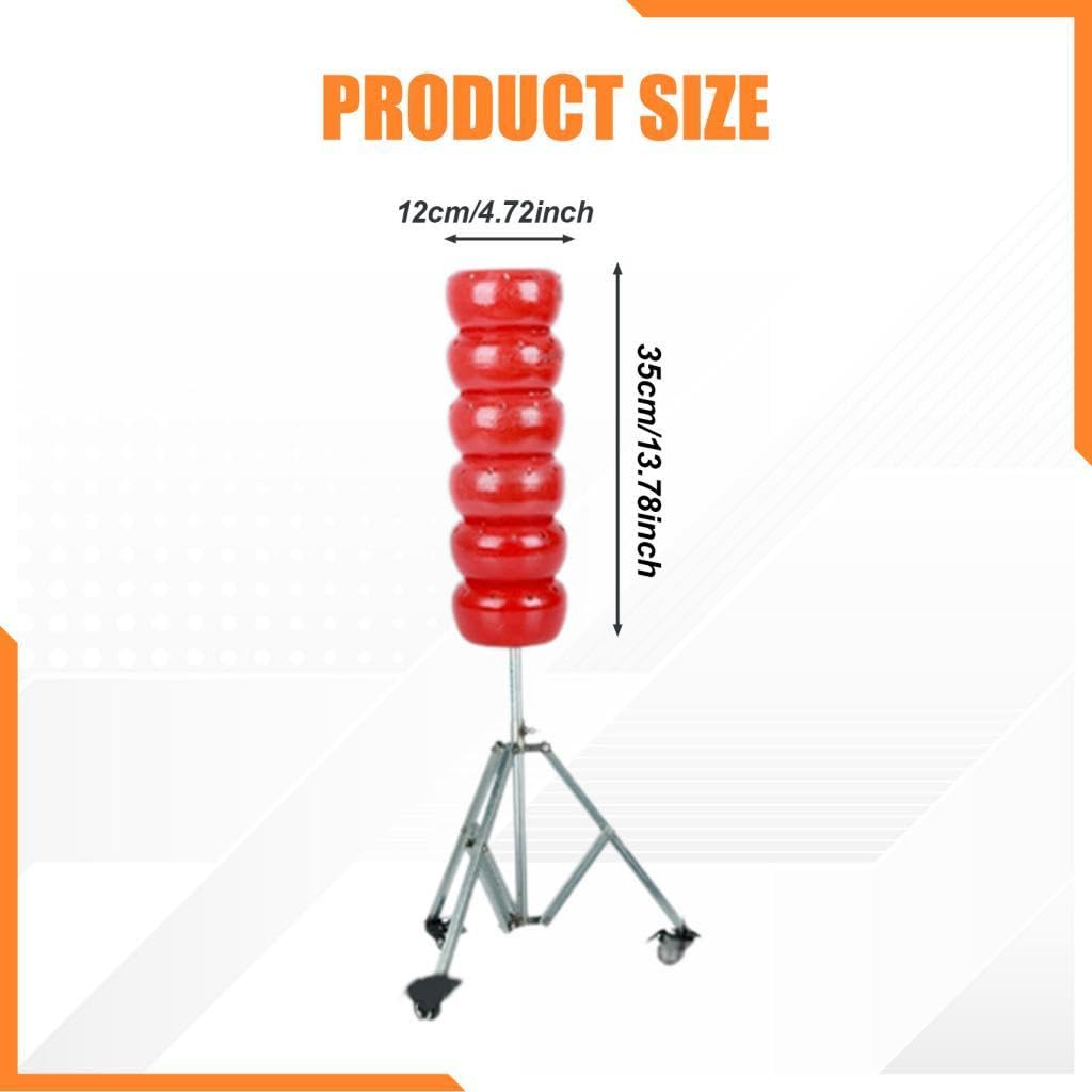 Stand Expositor para Caramelos y Dulces en Estructura de Madera con Base Redonda Metálica Capacidad para 60 Piezas Adecuado