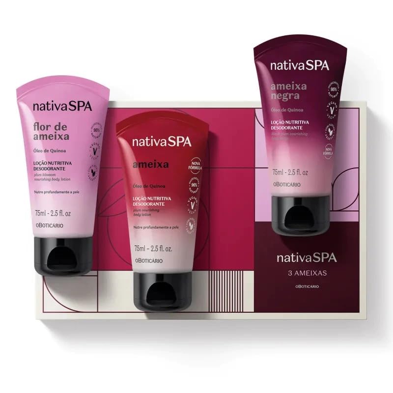 Mini Kit Presente Nativa Spa Ameixa (3 itens)
