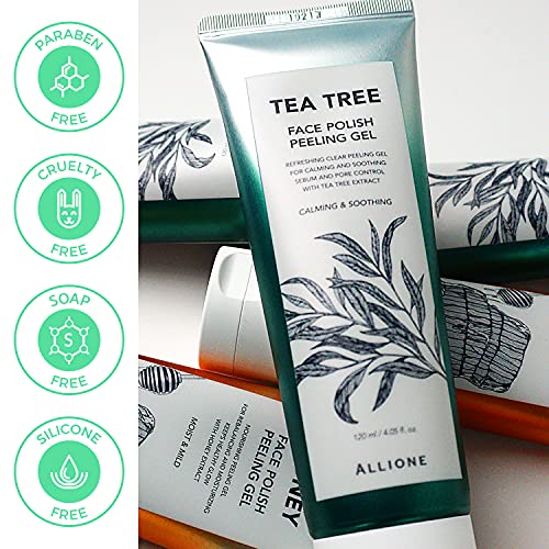 W-BEAUTY-Face-Polish-Peeling-Gel-Tea-Tree-120ml-405-fl-oz-Gommage-Skin-exfoliator-Helps-Dead-Skin-Removal-Deep-Cleansing-dull-and-flaky-skin-clogged-pores