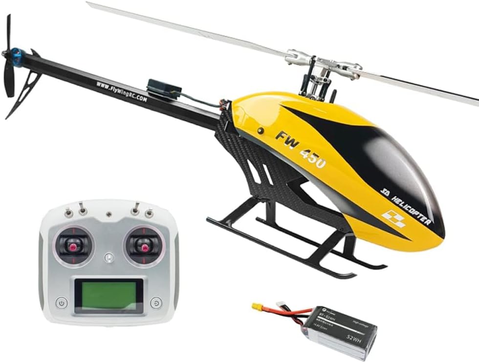GUYANARC Helicopter For Adults Dual Brushless Motors Direct-Drive 6 Channel RC Helicopters Outdoor GPS Inverted Flight, Superior 3D Remote Control Plane Gifts Upgraded Mini Drone