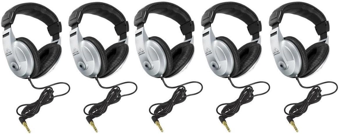 Behringer 5 Pack HPM1000 Multi-Purpose Stereo Headphones
