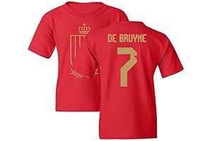 Belgium Soccer Fan - De Bruyne 7 Jersey Youth Shirt