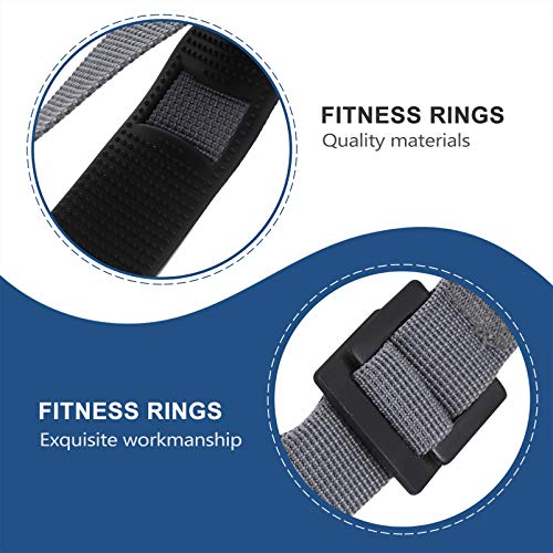 Anillas para gimnasia 2 piezas con correas ajustables miniatura 7