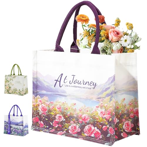 unkzyzn Waterproof Foldable Canvas Tote