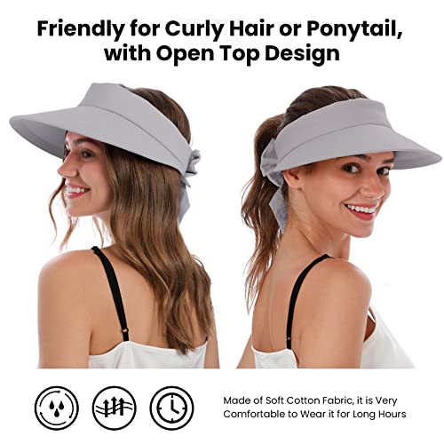 image for Simplicity Women Visor UPF 50+ UV Protection Golf Visor Womens Wide Br