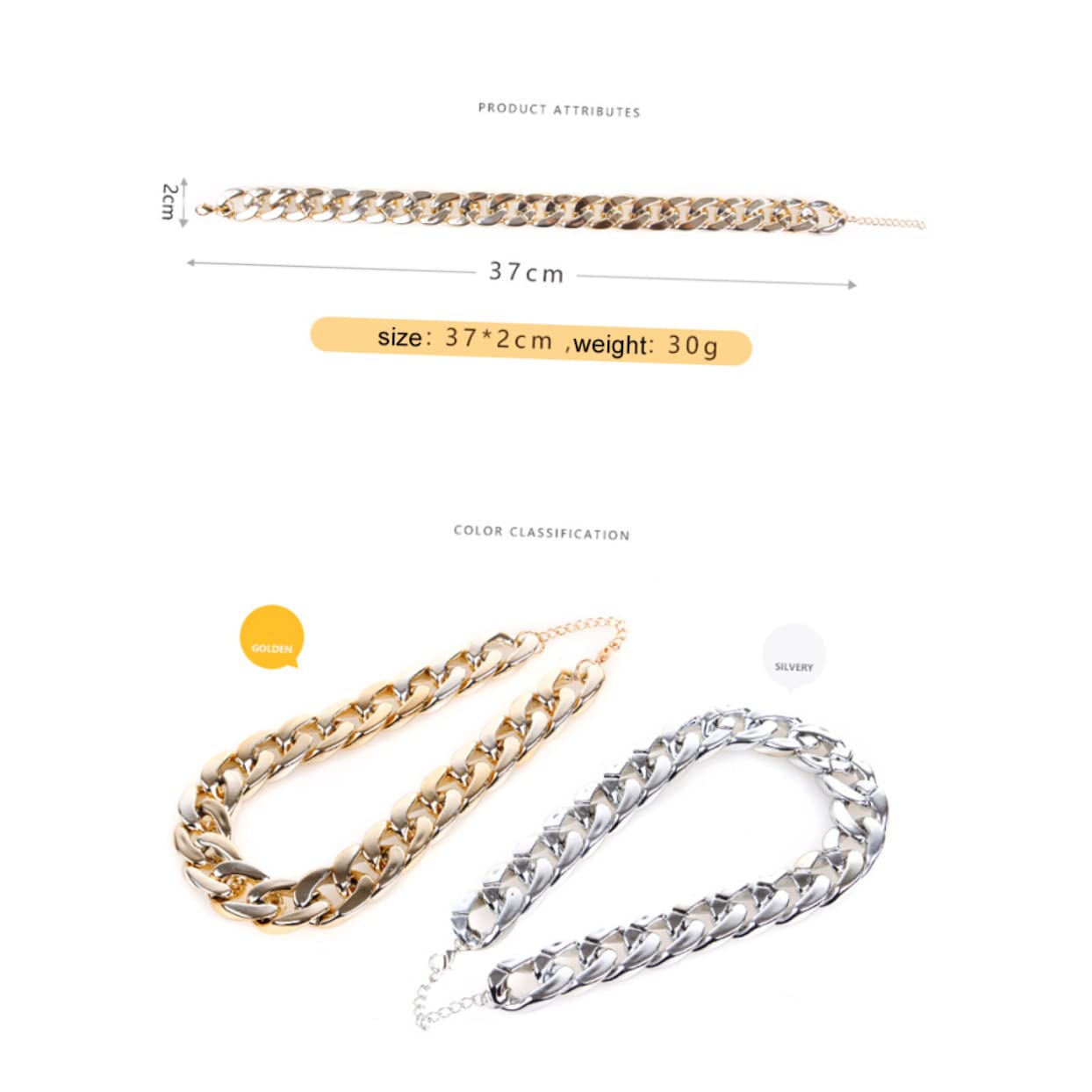 Toddmomy Dog Gold Chain Fashion Pet Necklace for Small Dogs Ideal for Cat Necklace and Pet Jewelry