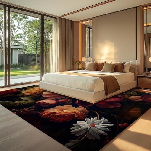 Tapis de salon résistant et fin pour faciliter l'entretien de la maison
