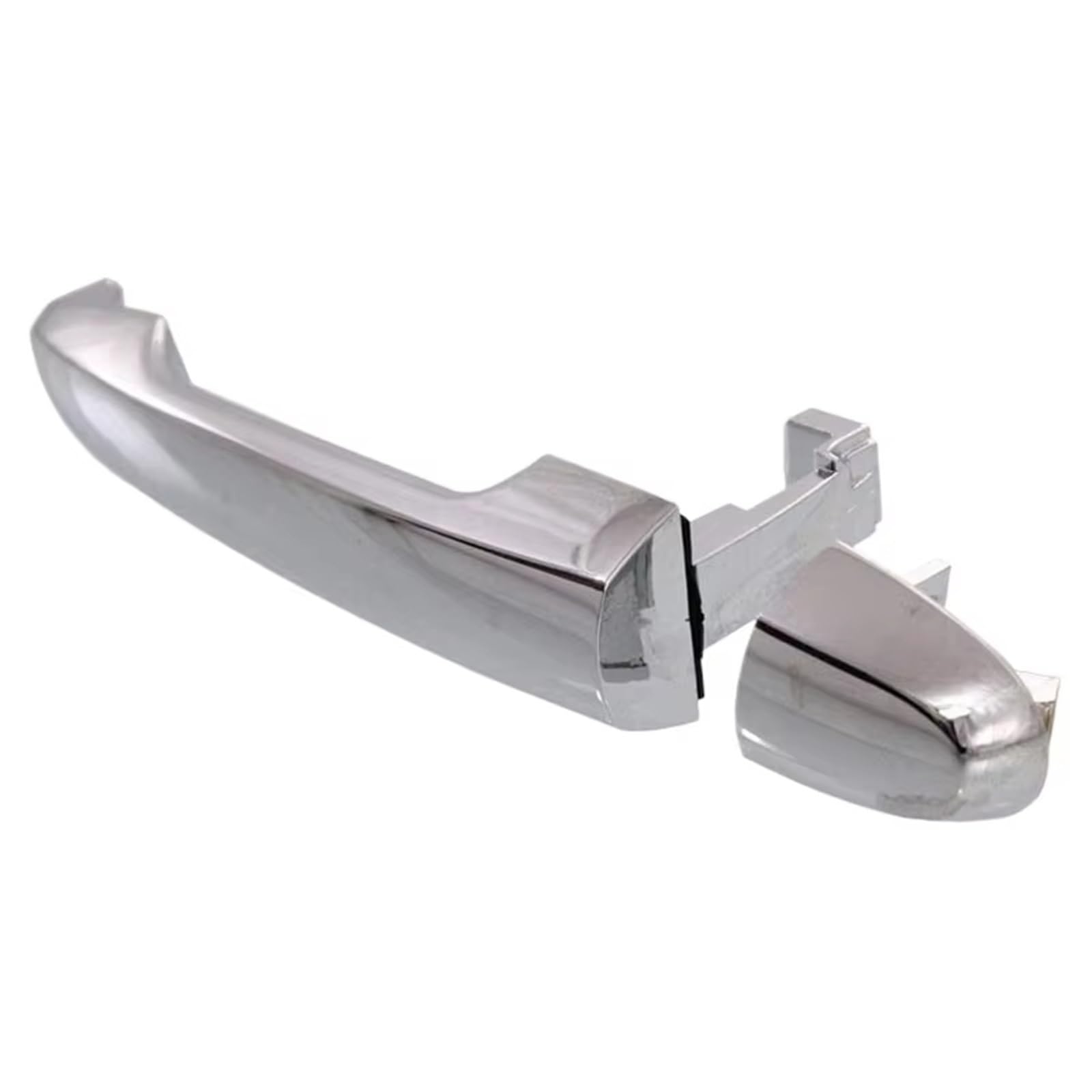BYSKJZ Car Exterior Door Handle for KIA for Carens for Rondo 2007-2012 Exterior Door Handle Front Rear Left Right Replacement Silvery Outside(Front Right)