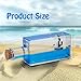 Honsheng Unsinkable Boat One Going Pirate Ship Piece Model Merry Toys in a Bottle Box Acrylic Fluid Drift Bottle Cruise Ship Paperweight Desk for Car Decoration Boys Girls Gifts (Large)