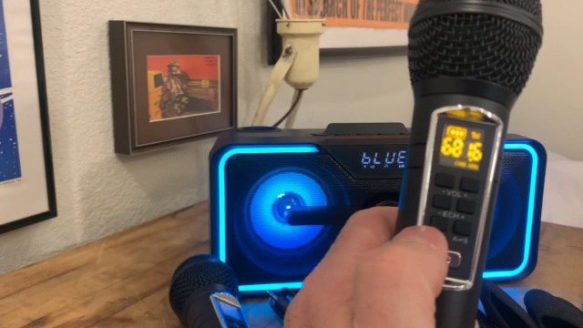 Watch BIGASUO Karaoke Machine with 2 Wireless Microphones on