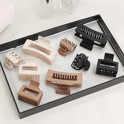 Hair Claw Clips, Sand - Image 2