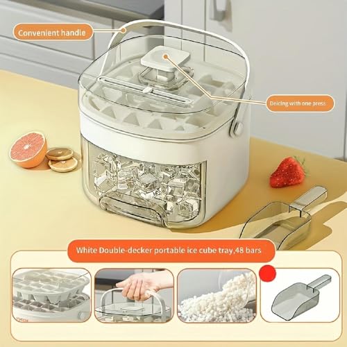 Machine à glaçons anti odeur double couche pour libérer la glace net - 6
