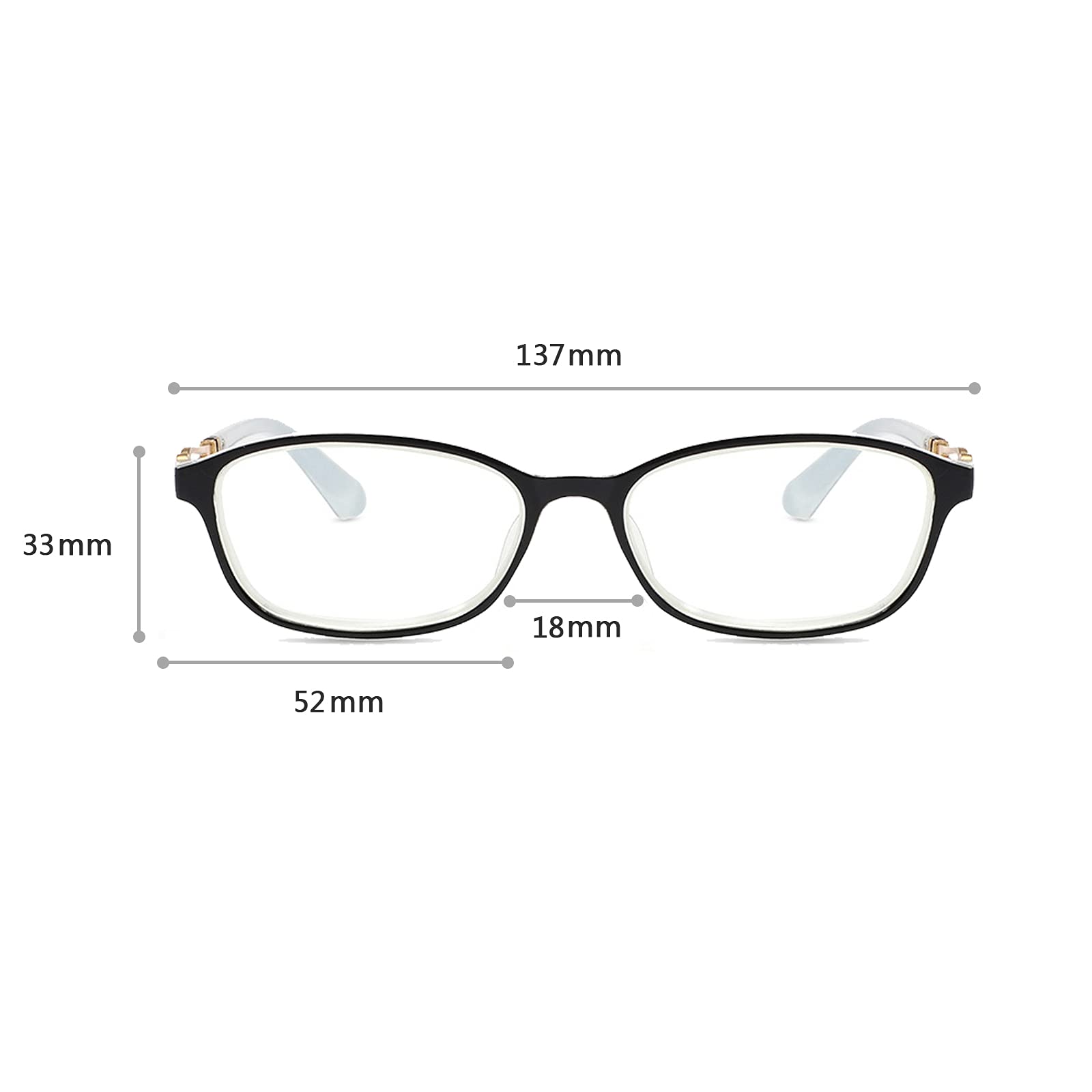 Bicchieri Da Lettura Comodi Di Lettura Retro Occhiali Da Lettura Rettangolare Trasparente Bicchieri Da Molla Con Cerniera Comfort Perfetto Per I Tuoi Genitori E Gli Anziani,5 pack mixed color,+2.5