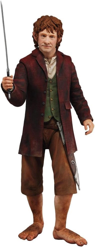 NECA 1:4 Scale The Hobbit Bilbo Baggins Poseable Action Figure
