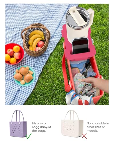 Accesorio Bandeja para Bolsa Bogg Mediana Color Rosa miniatura 3