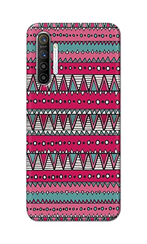 Image of Printed Hard Back Cover Case for Realme XT | Realme X2 | Oppo K5 Back Cover (Geometric Vintage Pattern) -1803