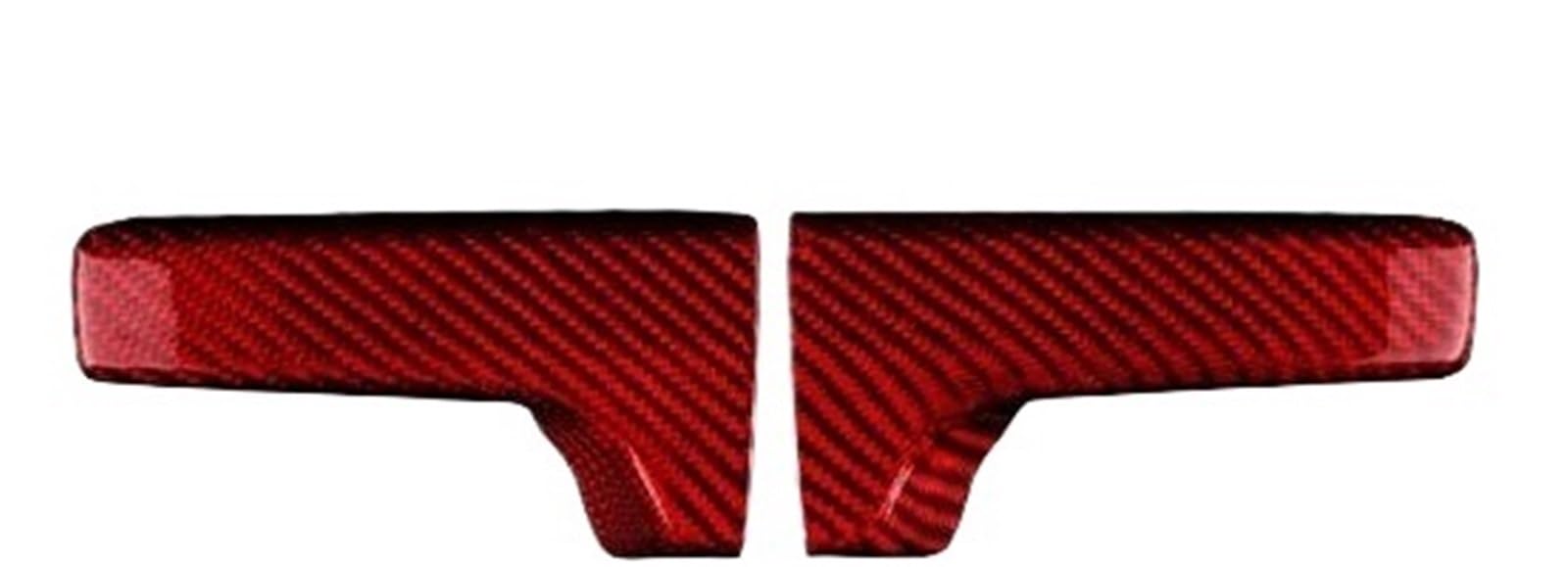 Interior Decal Trim Real Hard Carbon Fiber Sticker for Toyota GR86 2021 2022 2023 2024 Seat Adjustment Handle Trim HQGQCEZEK(Red)