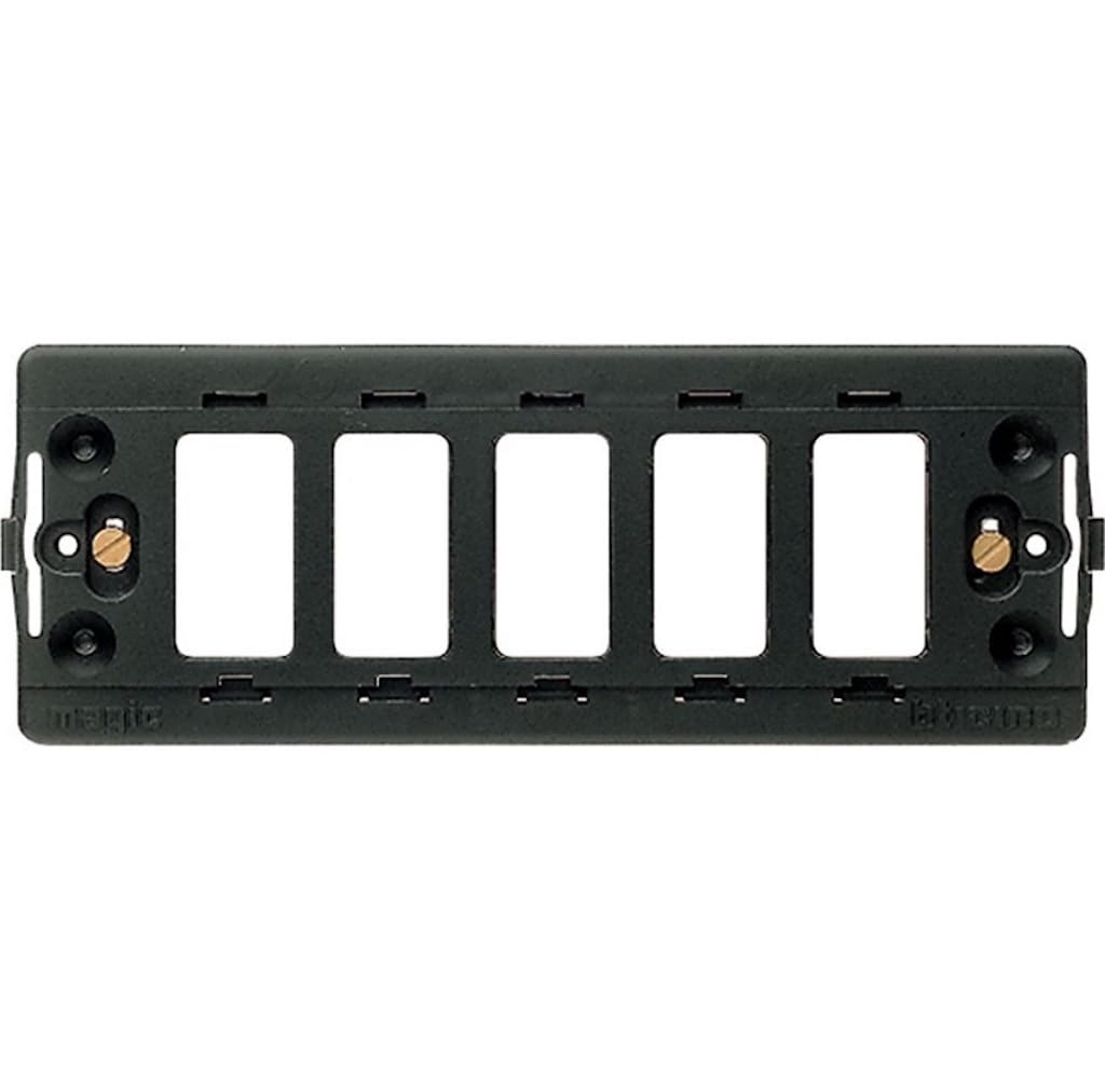 Supporto Telaio 5 posti/fori Bticino Magic art. 18005