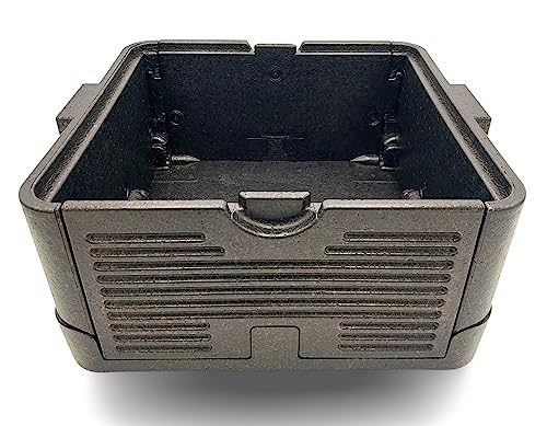 Foto von Faltbare Kühlbox 18L Thermobox Isolierbox Pizzabox Camping Outdoor Schwarz