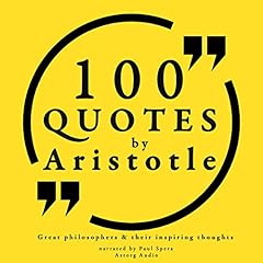 100 Quotes by Aristotle Audiolibro Por Aristotle arte de portada