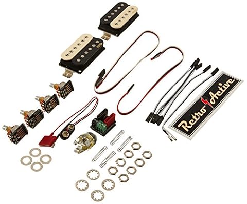 EMG Fat 55 retro aktywna gitara elektryczna Humbucker zestaw przetworników, zebra