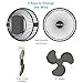 OPOLAR 10000mAh Portable Rechargeable Clip on Fan, Last 24 hrs, 8