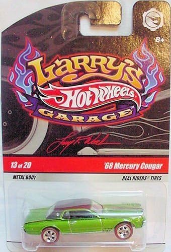 Hot Wheels 2009 Larry's Garage #13/20 '68 Mercury Cougar with Real Riders Tires Collectible Car
