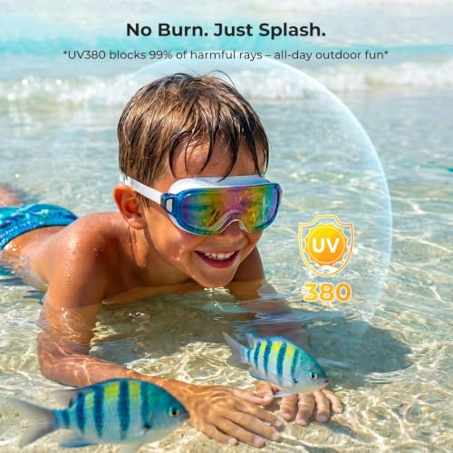 Aegend Pro Wide View Swim Goggles for Adult Youth, UV Protection No Leaking Clear Vision Goggles for Men Women - image 7