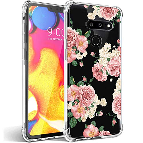 Coque LG G8 fleurs roses pour offrir une protection poétique et élégante à votre téléphone