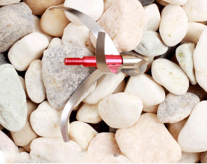 10pcs Stainless Steel Archery Arrow Points with 6.2mm Thread for Outdoor Use, Compatible with Aluminum Inserts