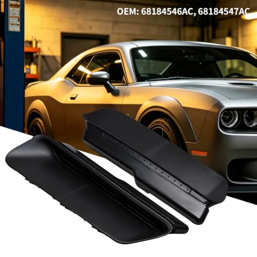Paire de cadres de capot ajustement OEM parfait Dodge Challenger 2015-2023 - 2