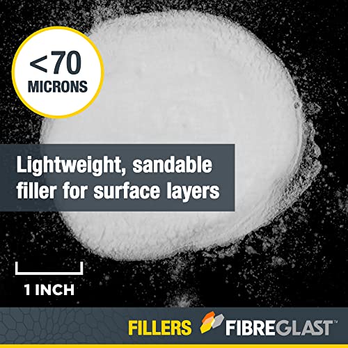 Image of Fibre Glast Fiberglass Microspheres - Bond Putty & Whipped Filler Paste for Surface Repairs - Car, Auto, Boat & Forged Parts - Mix with Epoxy, Vinyl Ester, or Polyester Resin, Dries Clear, 4 Oz