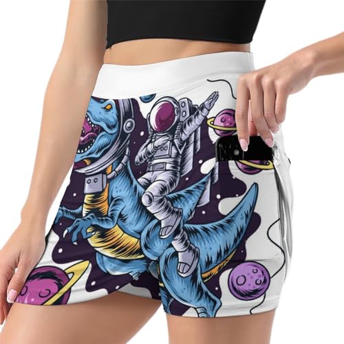 Jupe short de golf et running style dinosaure de l'espace pour vos séances de sport
