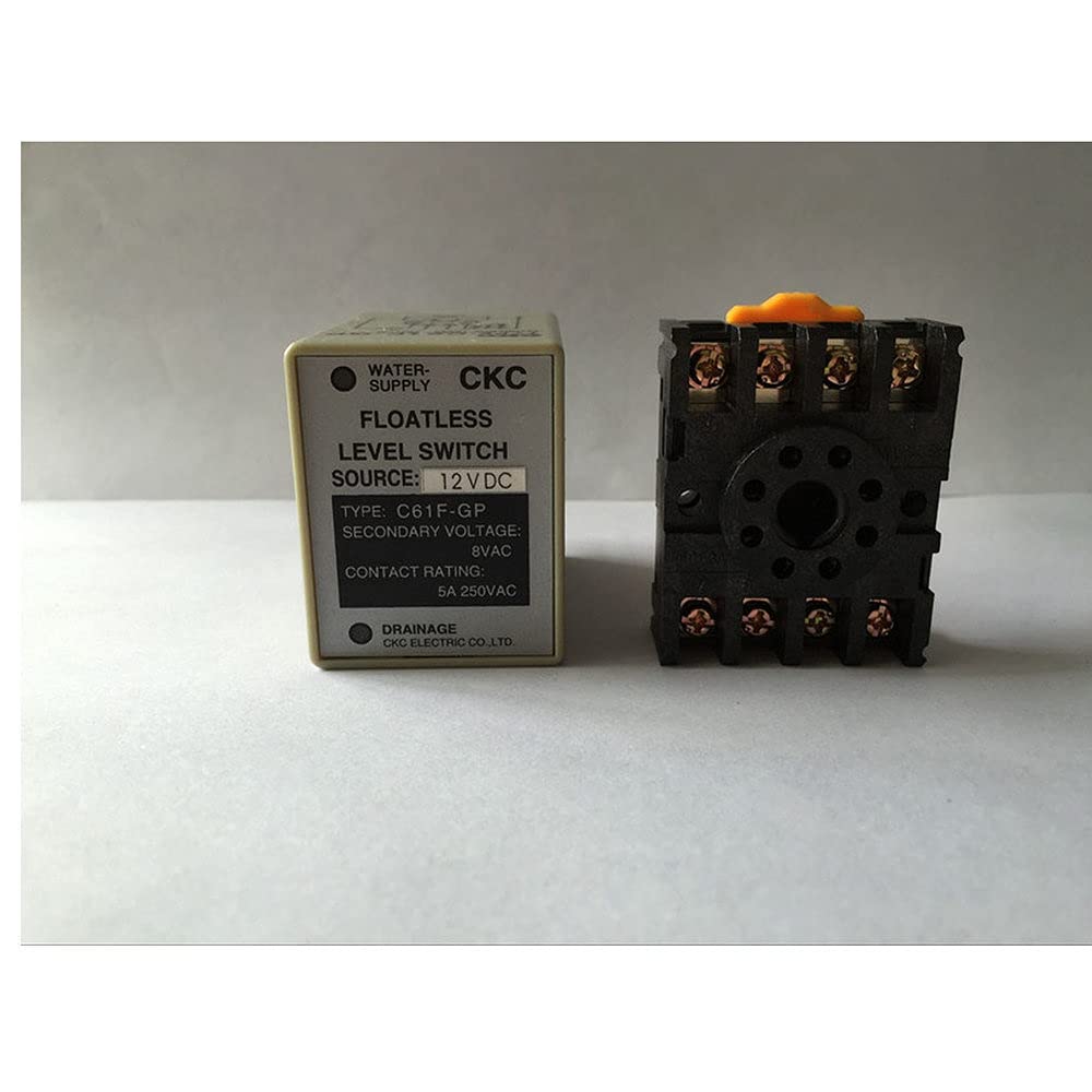 Buy C61F-GP 12VDC floatless Level Switch/Relay with Socket/Base C61F ...