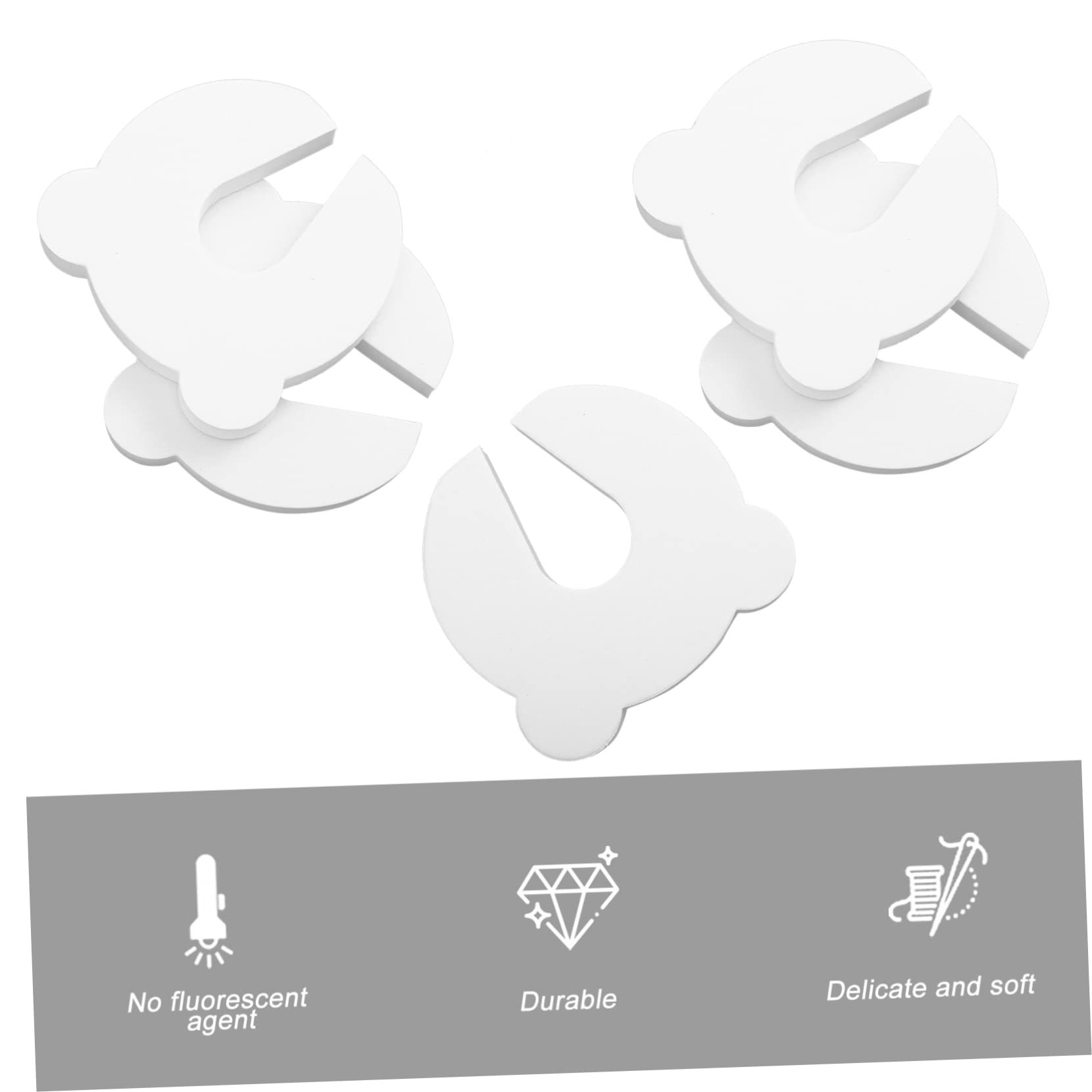Toyvian 3 Set di Protezione per Porta per Bambini Fermaporta di Sicurezza per Bambini Protezione Anti-pizzicamento Protezione per Porte Anti- Protezione da Parete 6 Pezzi*3