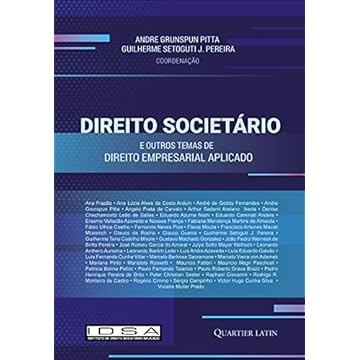 Capa do livro Direito Societário E Outros Temas De Direito Empresarial Aplicado