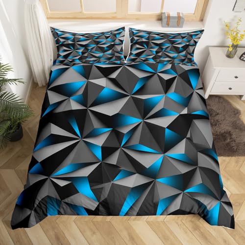 Feelyou Geometric Modern Comforter Cover Set Boys Girls Queen
