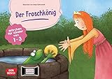 Der Froschkönig. Kamishibai Bildkartenset: Ein Märchenklassiker der Gebrüder Grimm für das Kamishibai, geeignet für Kinder bis 3 Jahren. Märchenstunde ... Erzähltheater mit Kindern unter drei Jahren) - Brüder Grimm Antje Bohnstedt Bearbeitung: Simone Klement 